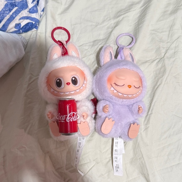 authentic  Labubu Plush Keychains - Picture 1 of 8